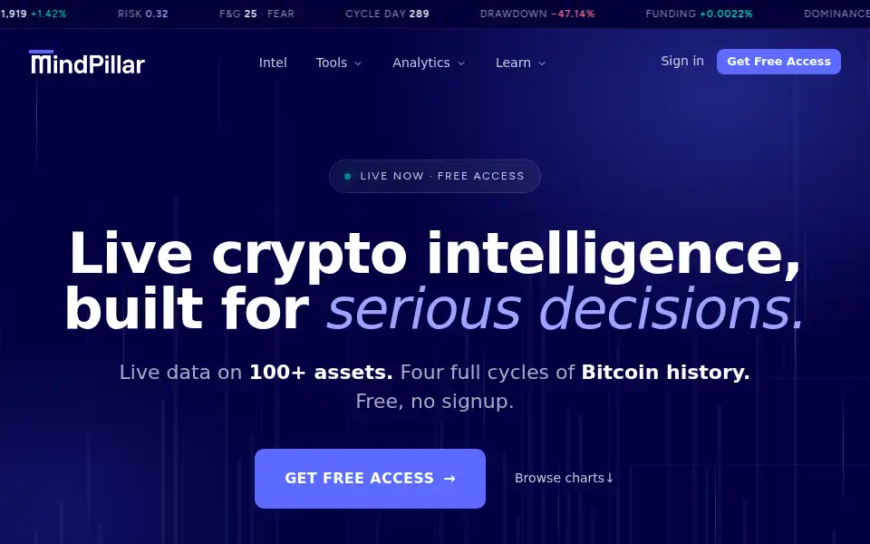 Screenshot of mindpillar.com