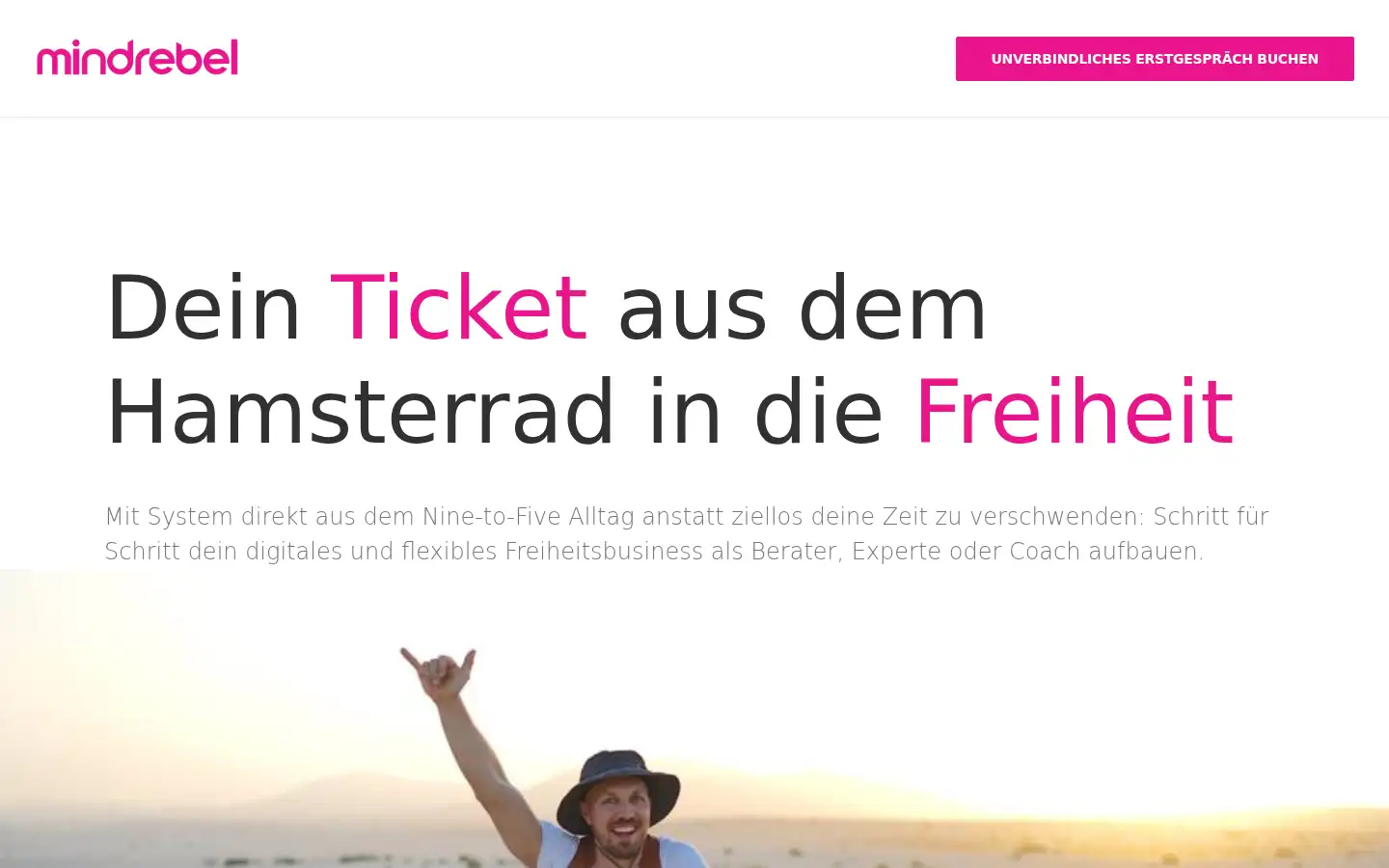 Screenshot of mindrebel.eu