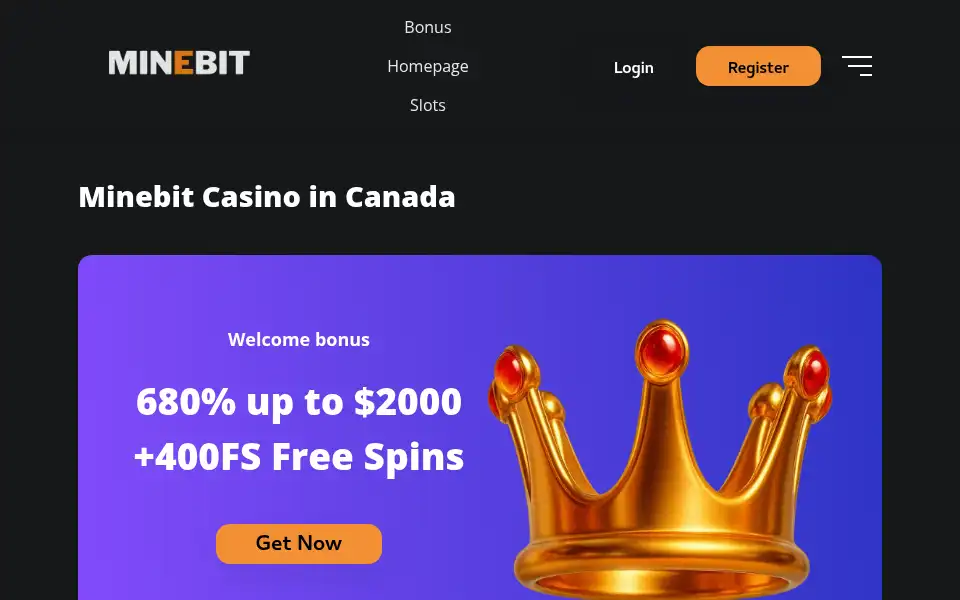 Screenshot of minebitplay.com