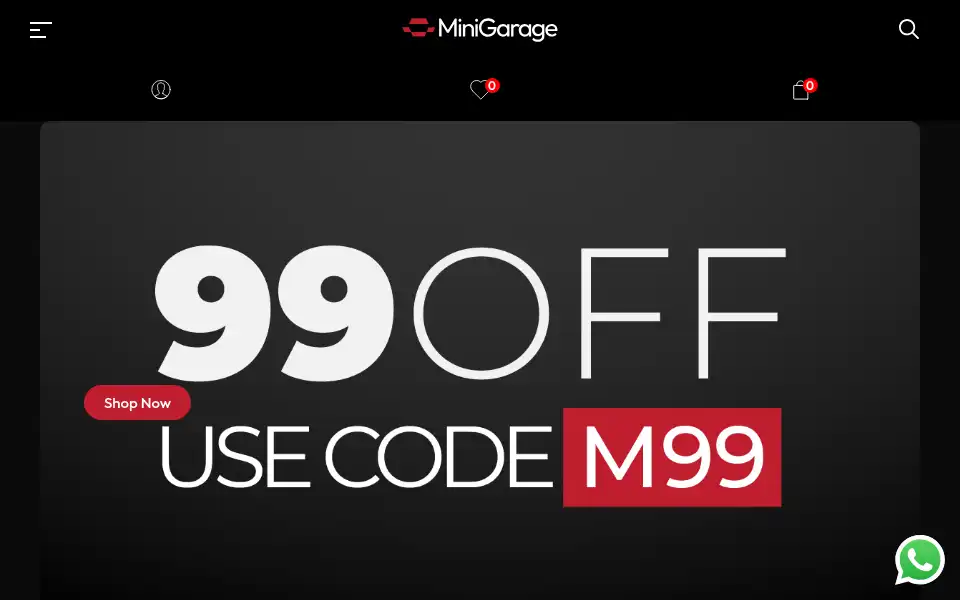 Screenshot of minigarage.in