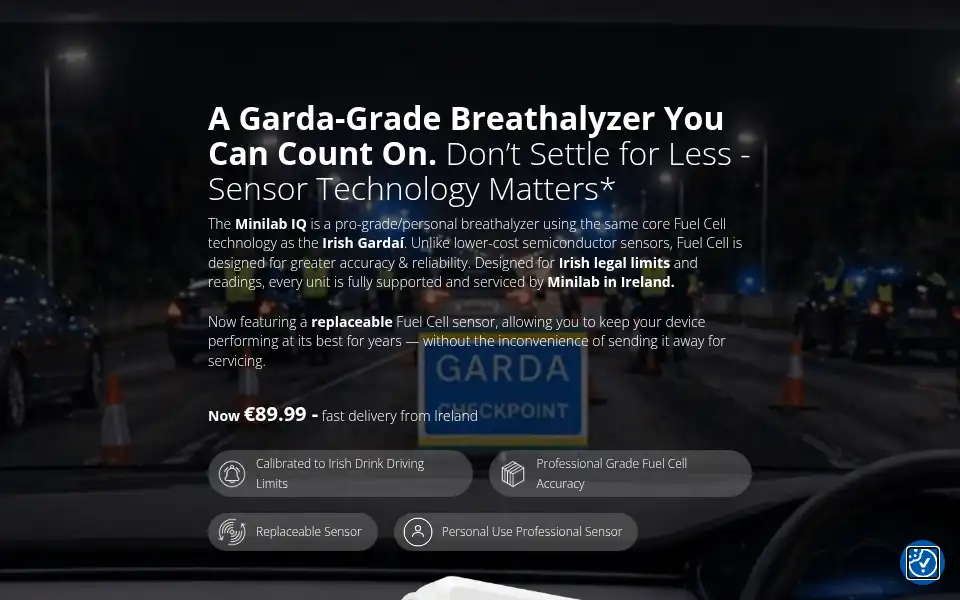 Screenshot of minilab.ie