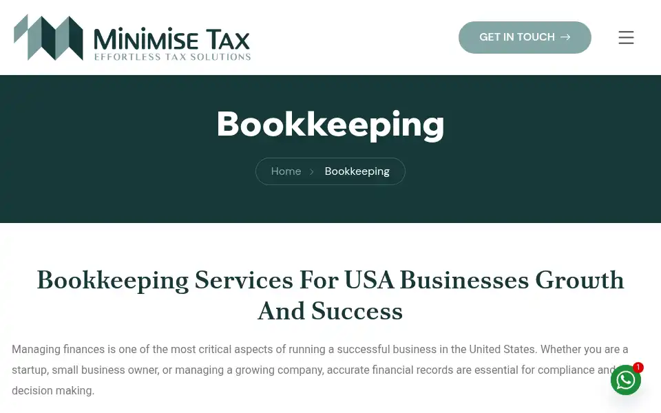 Screenshot of minimisetax.com