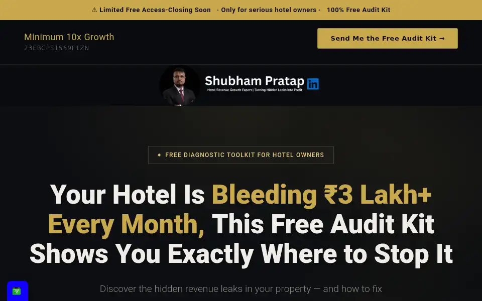 Screenshot of minimum10xgrowth.com
