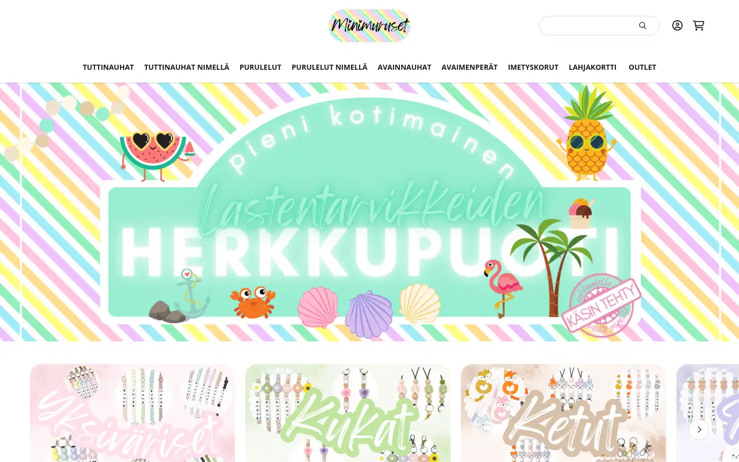 Screenshot of minimuruset.fi