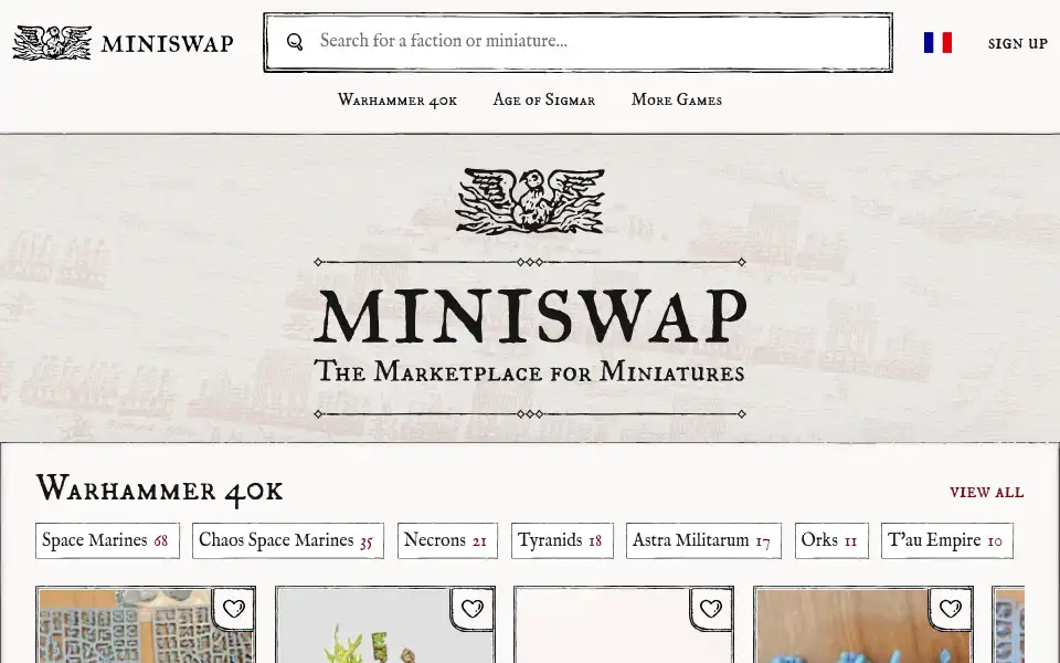 Screenshot of miniswap.gg