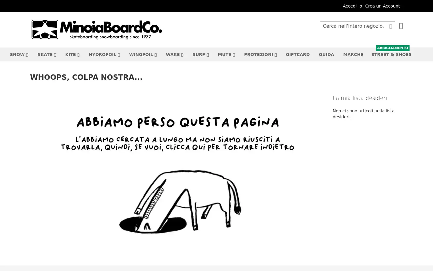 Screenshot of minoiastore.com