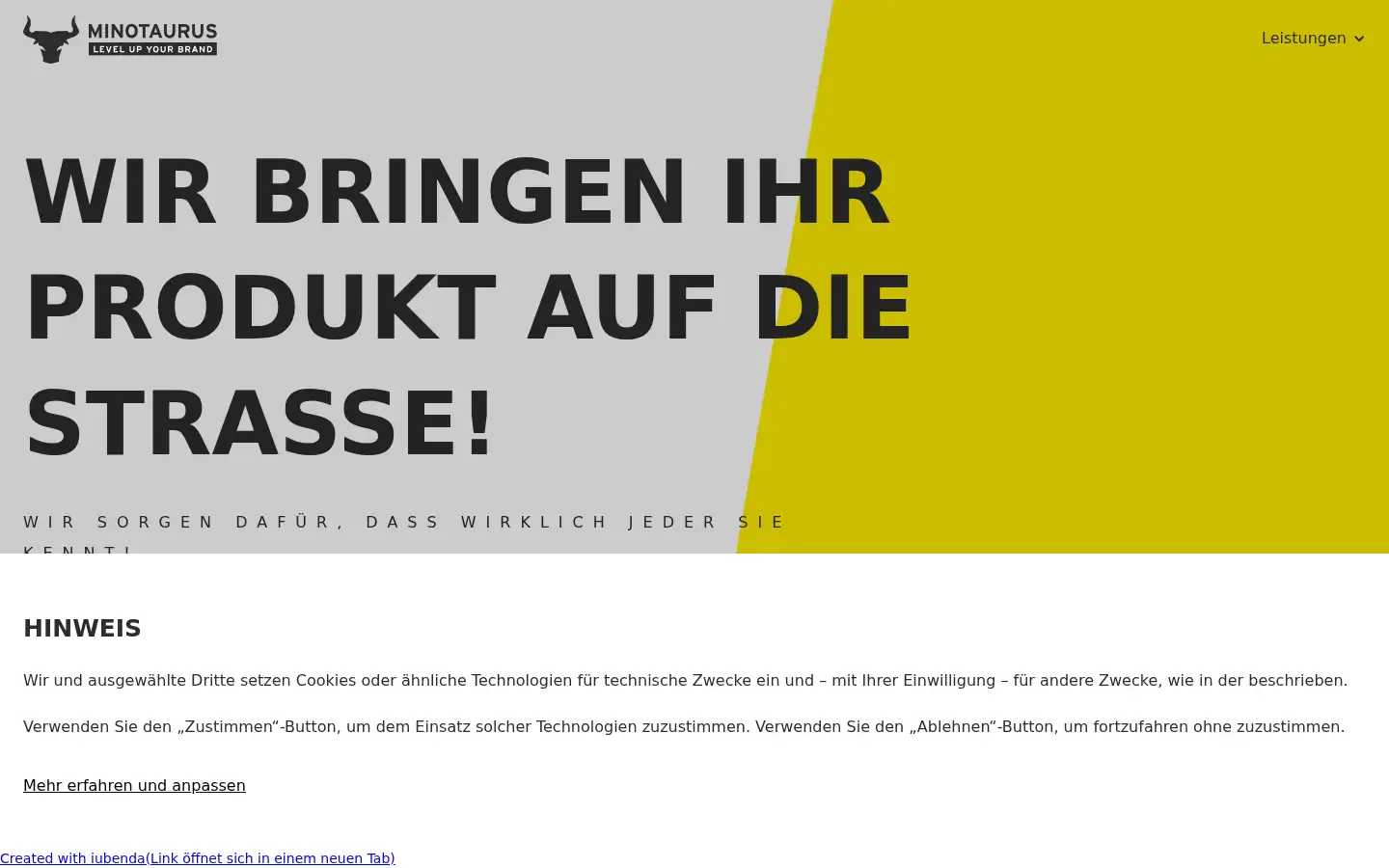 Screenshot of minotaurus.com
