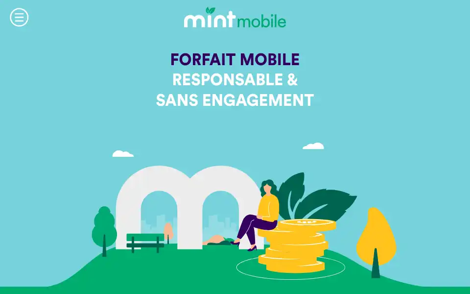 Screenshot of mint-mobile.fr