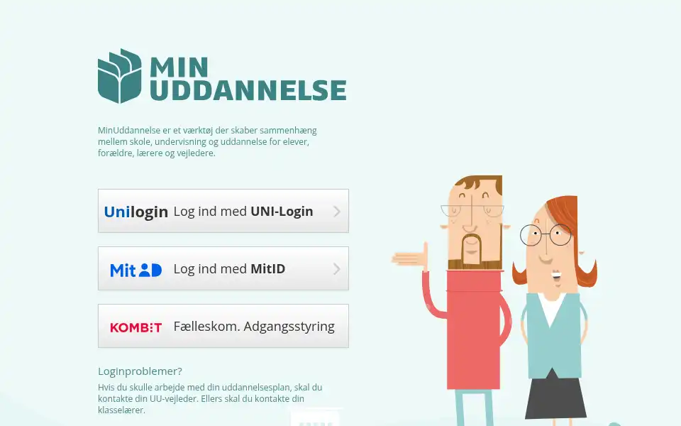 Screenshot of minuddannelse.net