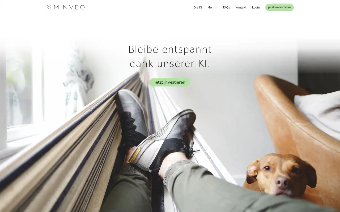 Screenshot of minveo.de