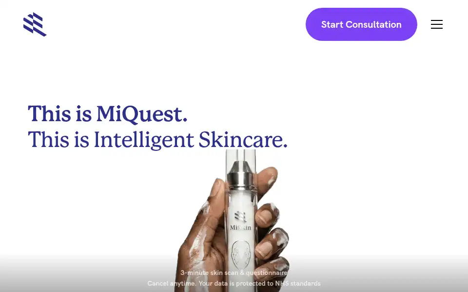 Screenshot of miquest.ai
