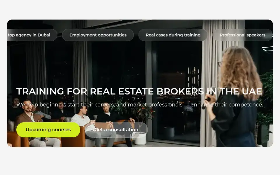 Screenshot of mira-training.com