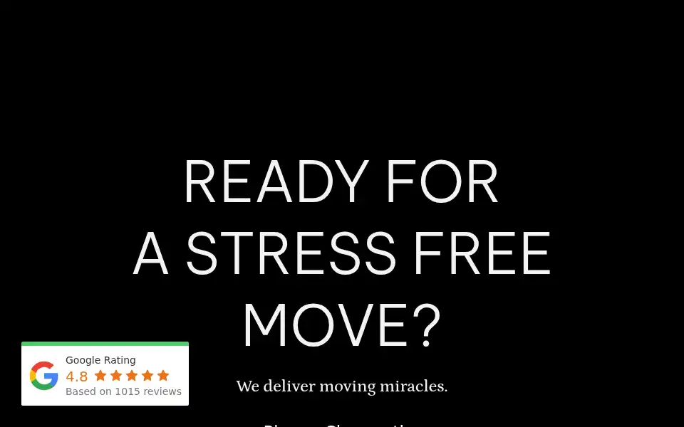 Screenshot of miraclemoversusa.com