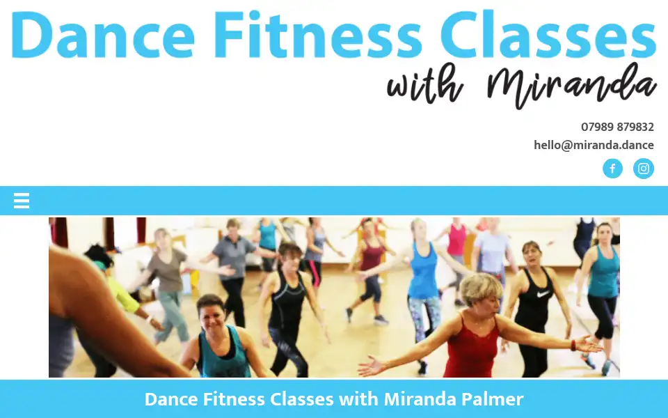 Screenshot of miranda.dance