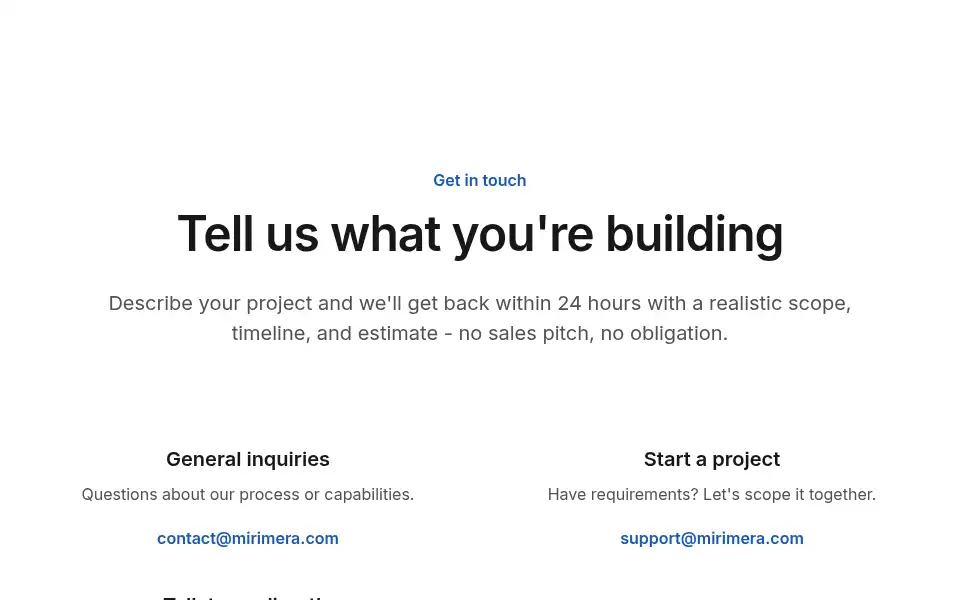 Screenshot of mirimera.com