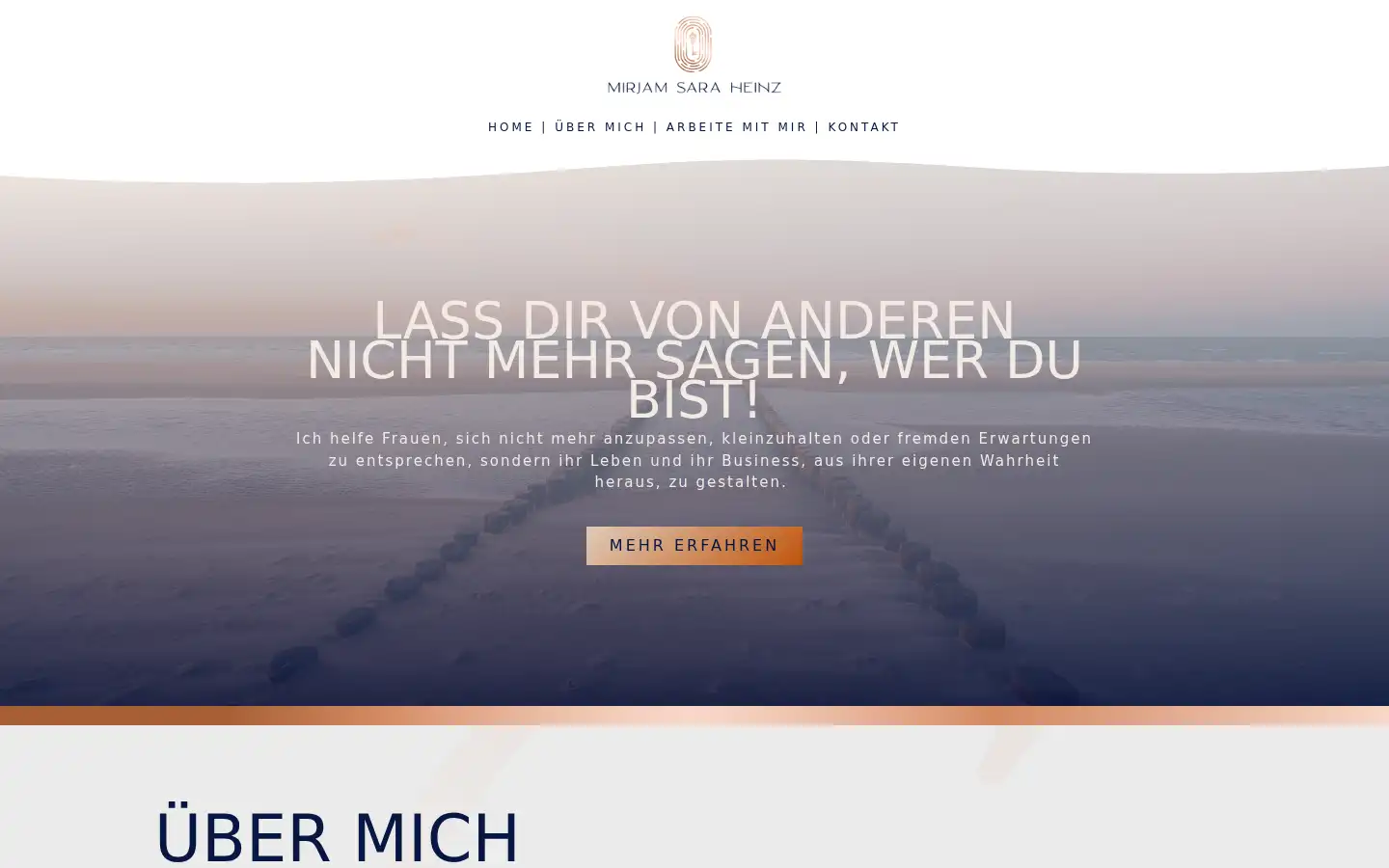 Screenshot of mirjam-sara-heinz.de