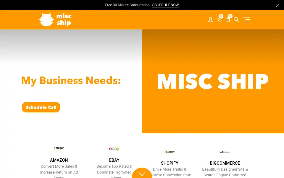 Screenshot of miscship.com