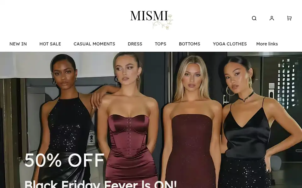 Screenshot of mismiboutique.com