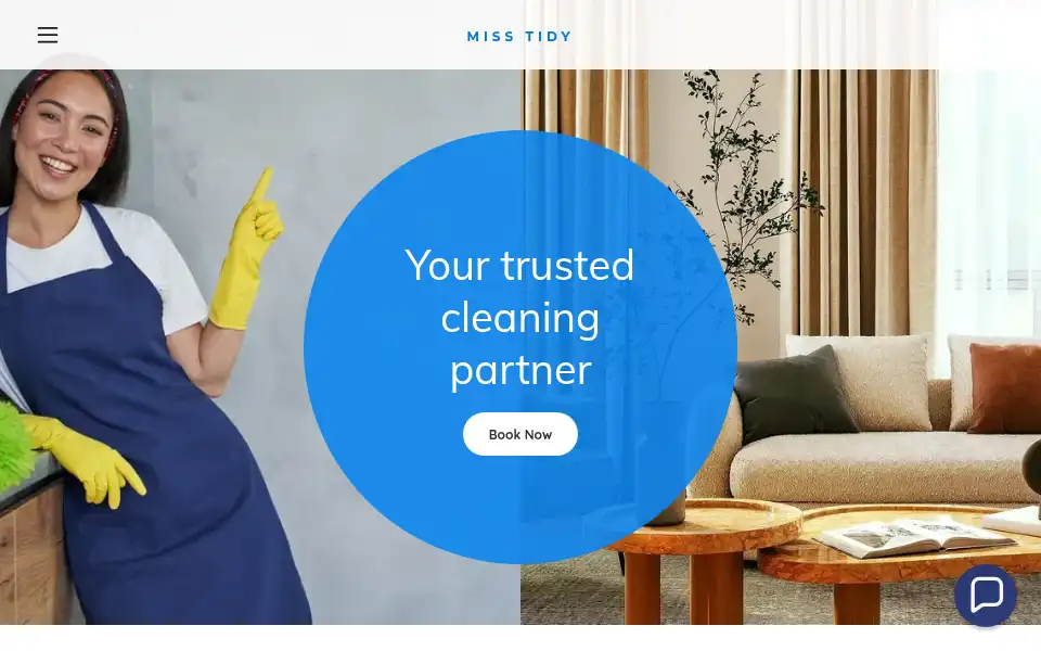 Screenshot of miss-tidy.co.uk