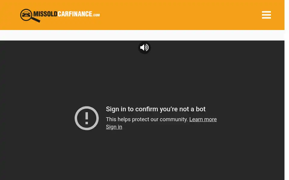 Screenshot of missoldcarfinance.com