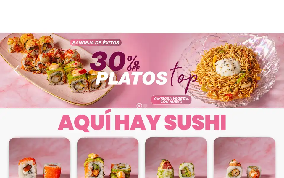 Screenshot of misssushi.es