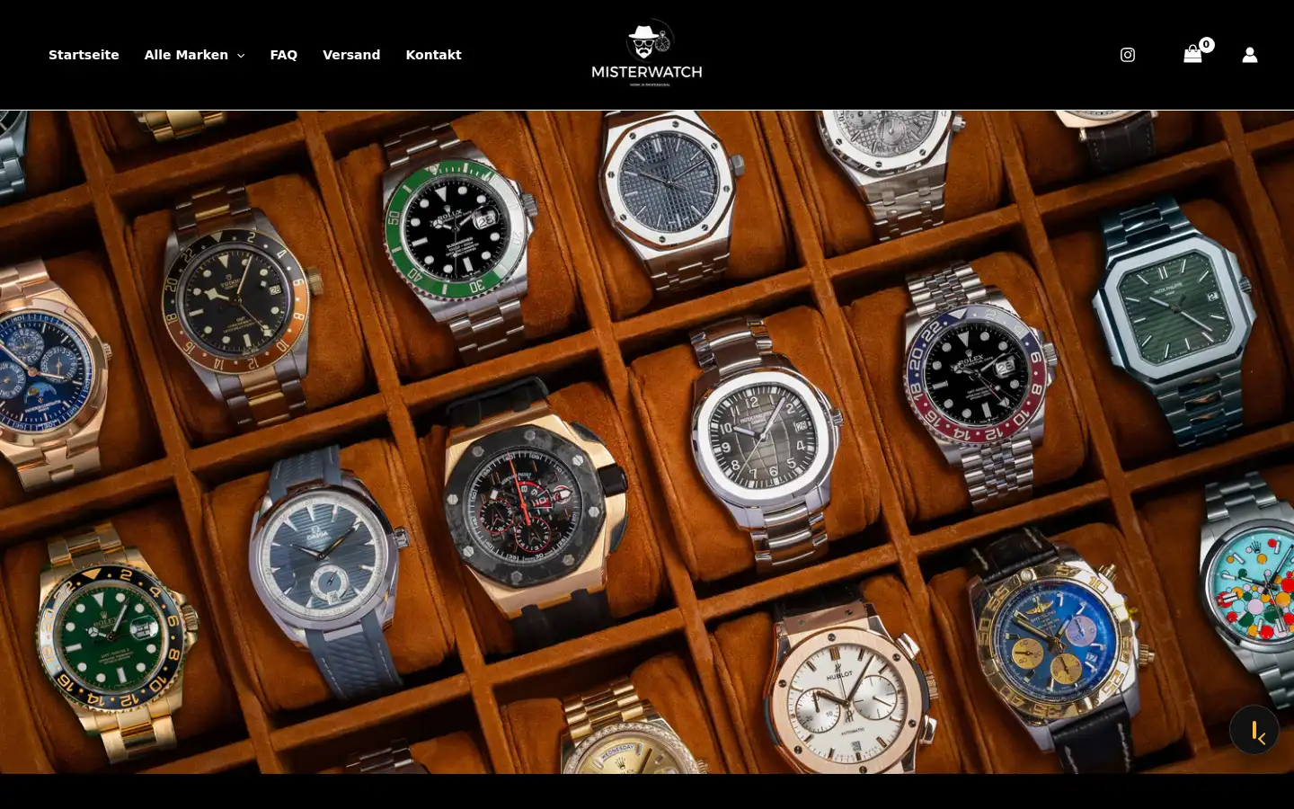 Screenshot of misterwatches.store