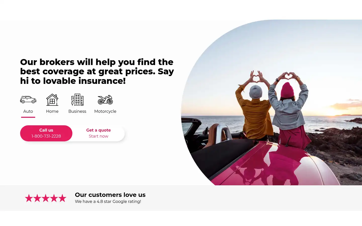 Screenshot of mitchinsurance.com