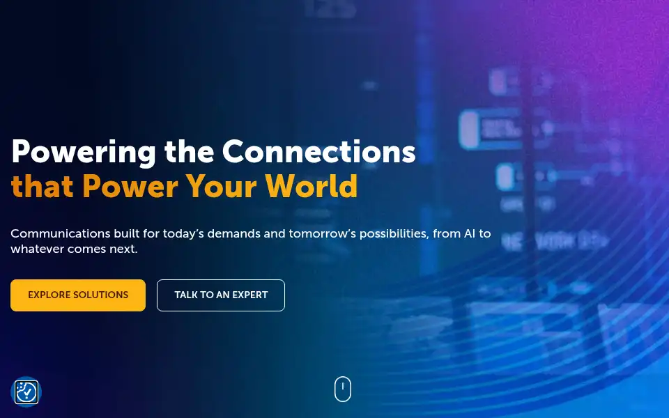 Screenshot of mitel.com