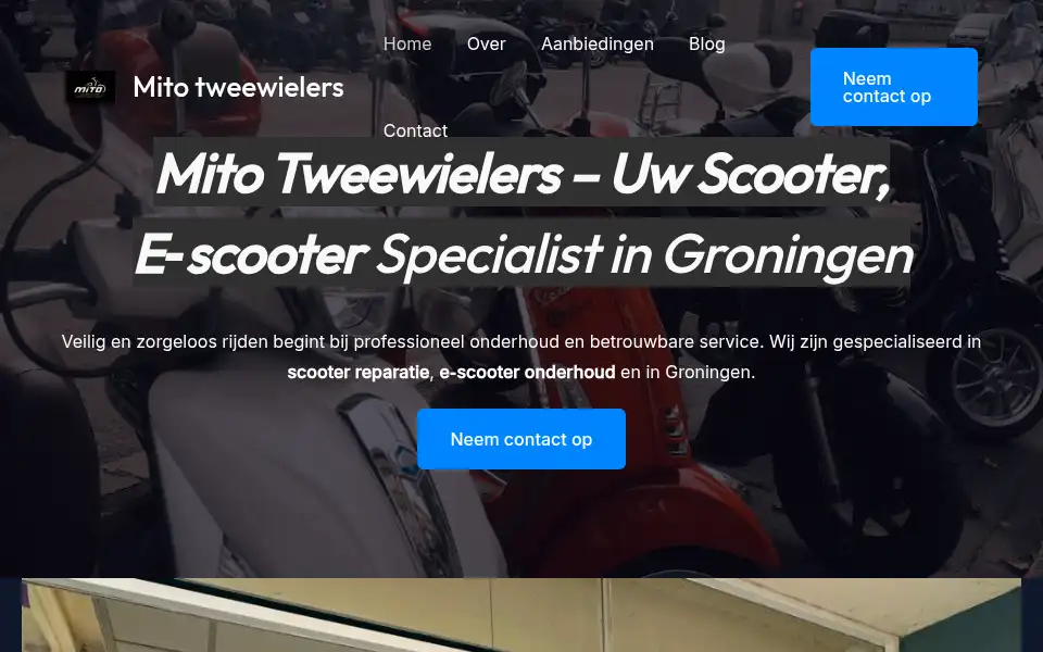 Screenshot of mitotweewielers.nl