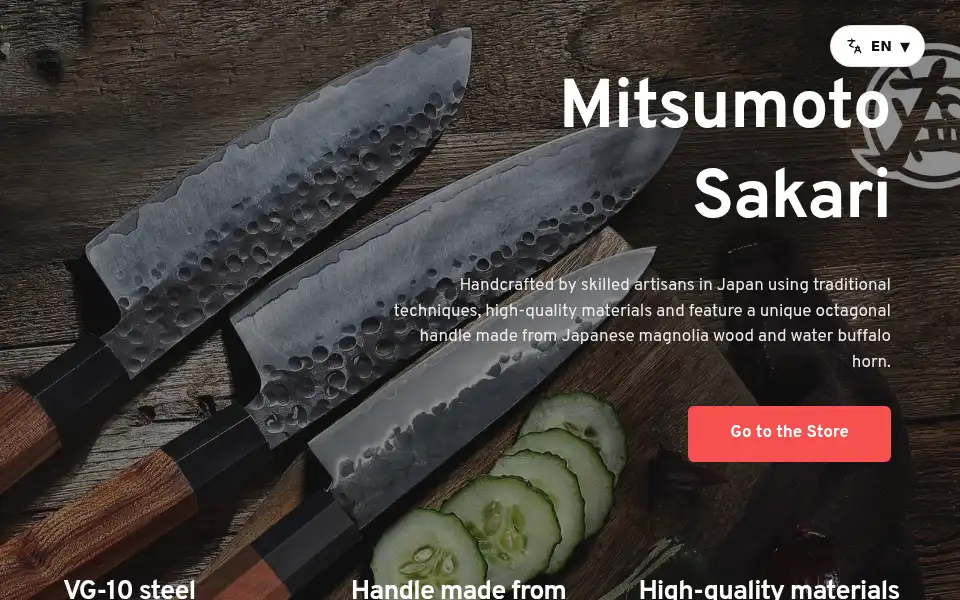 Screenshot of mitsumotosakari.org
