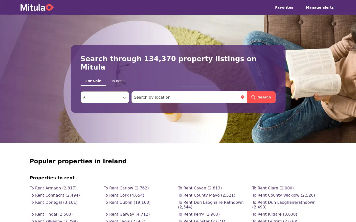 Screenshot of mitula.ie
