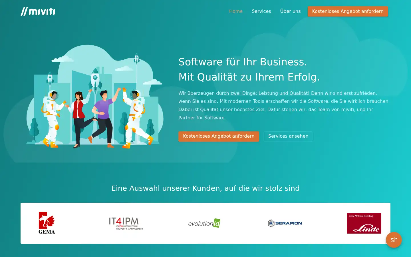Screenshot of miviti.de