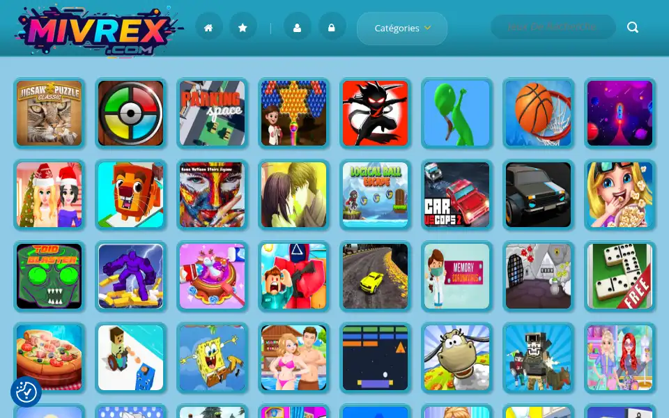 Screenshot of mivrex.com