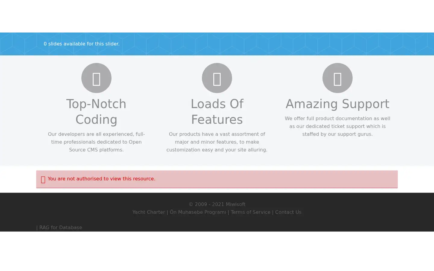 Screenshot of miwisoft.com