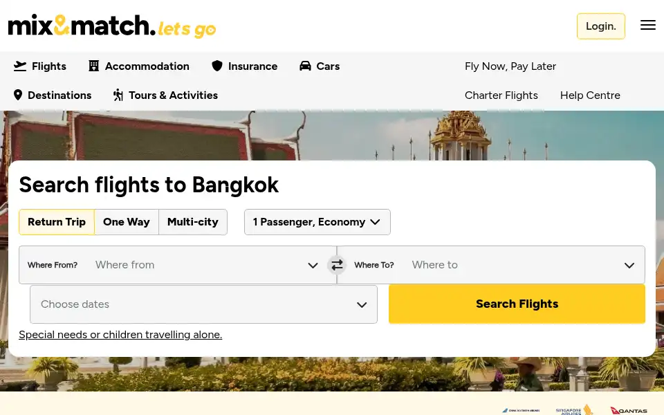 Screenshot of mixandmatch.co.nz