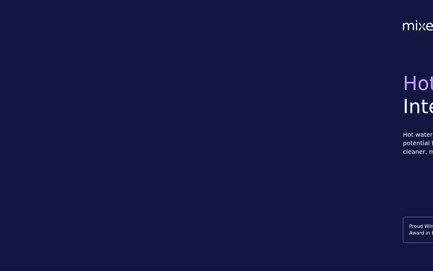 Screenshot of mixergy.co.uk