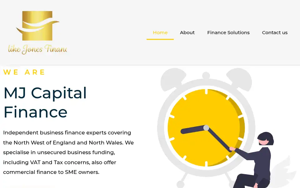 Screenshot of mjcapitalfinance.com