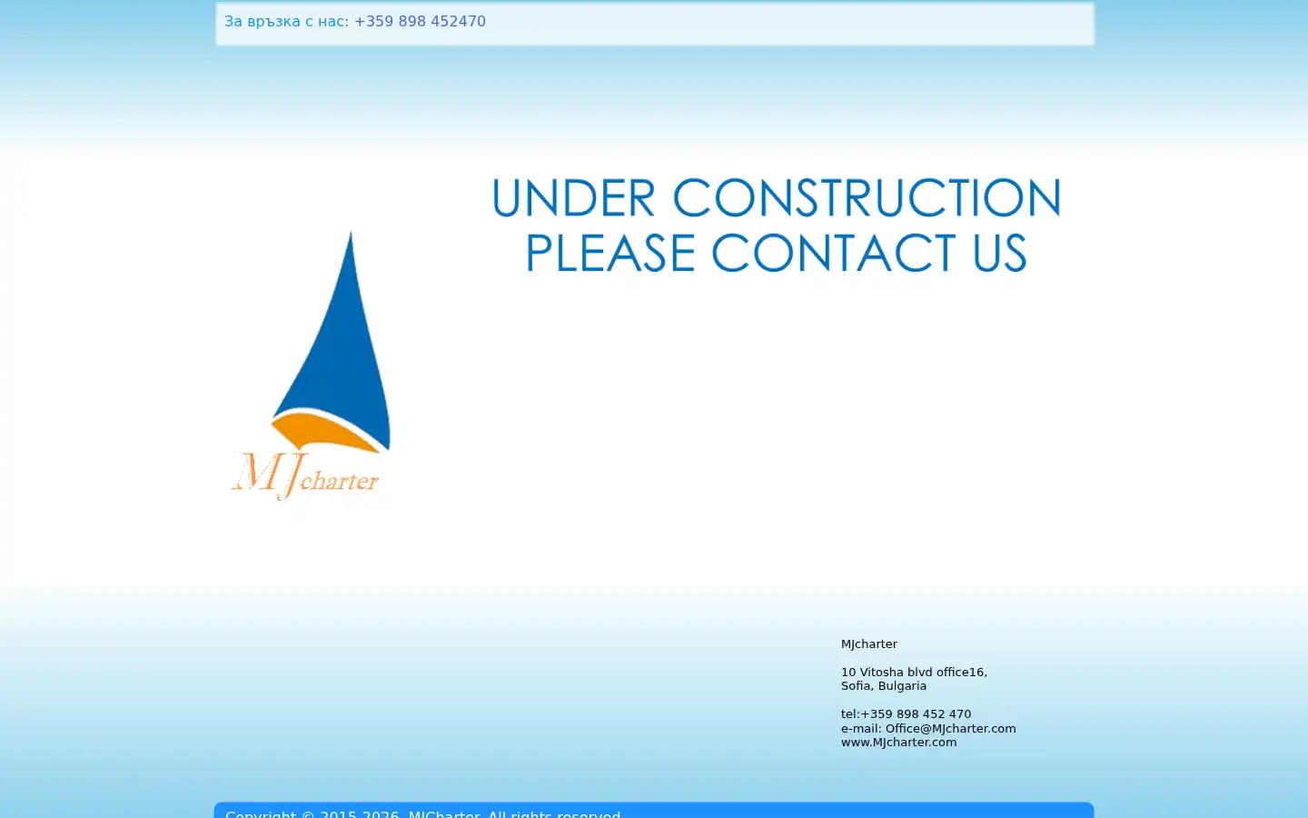 Screenshot of mjcharter.com