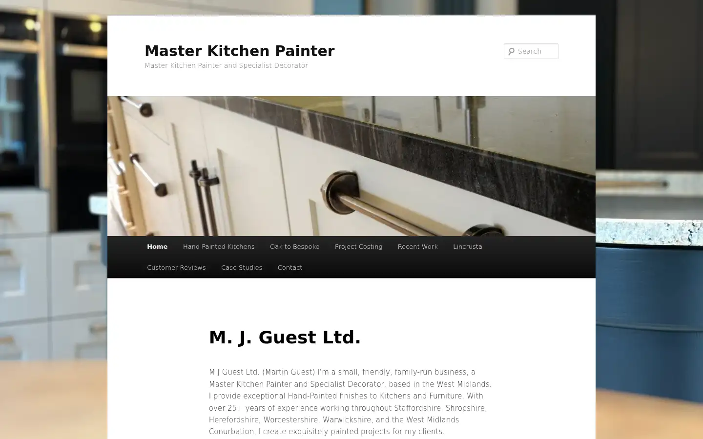 Screenshot of mjguestltd.co.uk