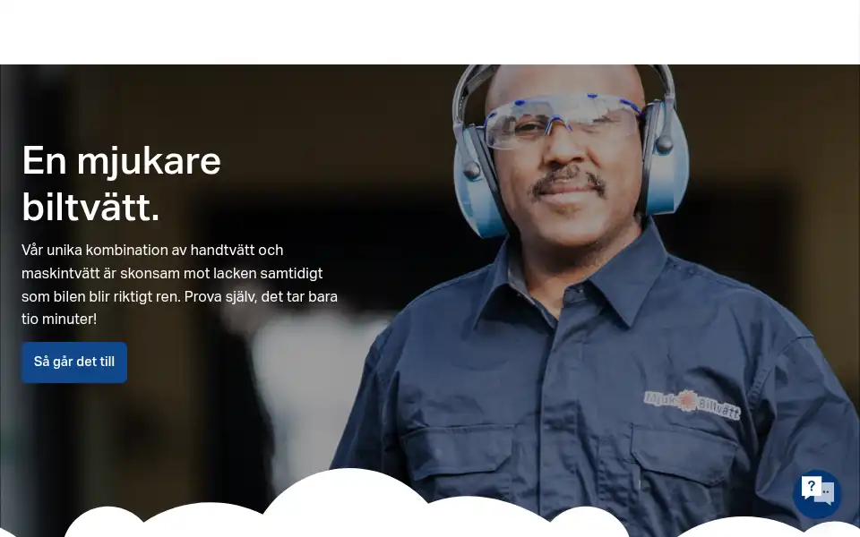 Screenshot of mjukbiltvatt.se