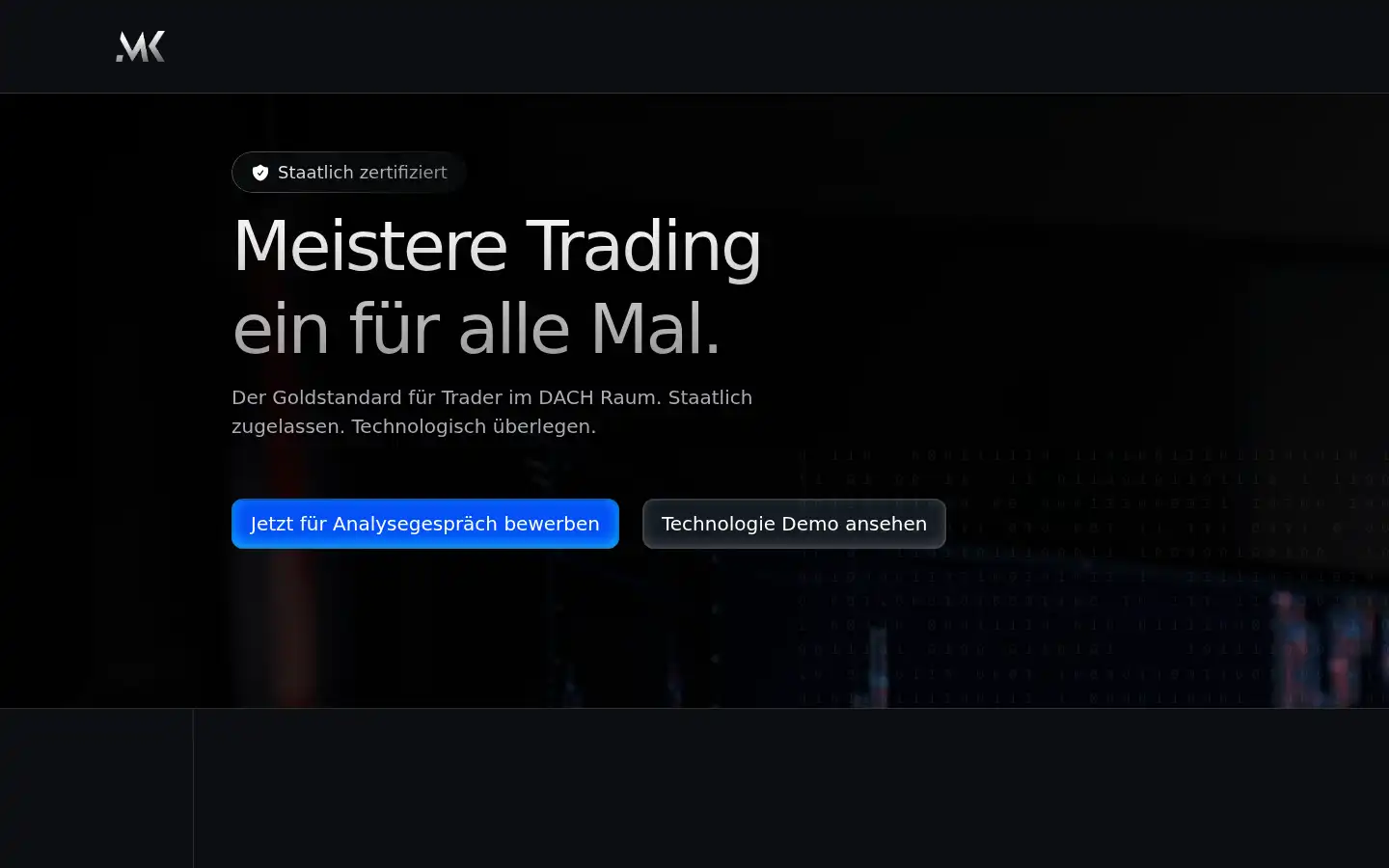 Screenshot of mk-boersenhandel.de