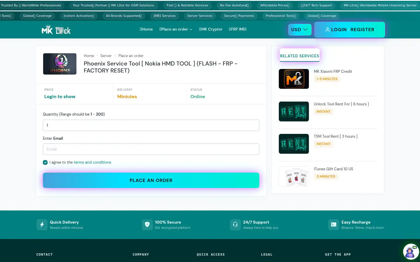 Screenshot of mk-l0ck.com