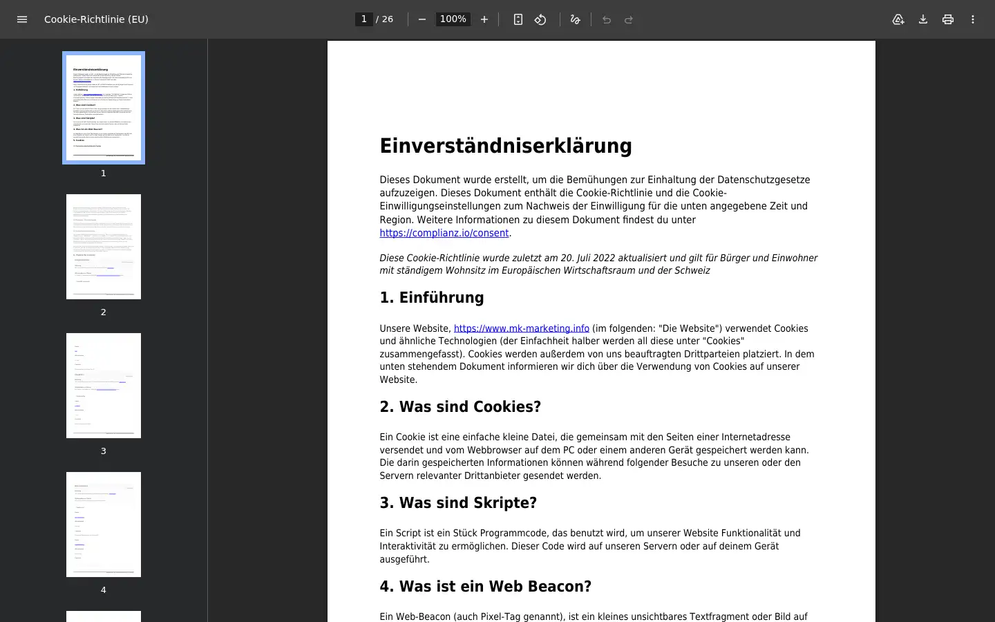 Screenshot of mk-marketing.info