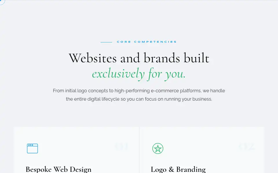 Screenshot of mkcreativestudio.co.uk