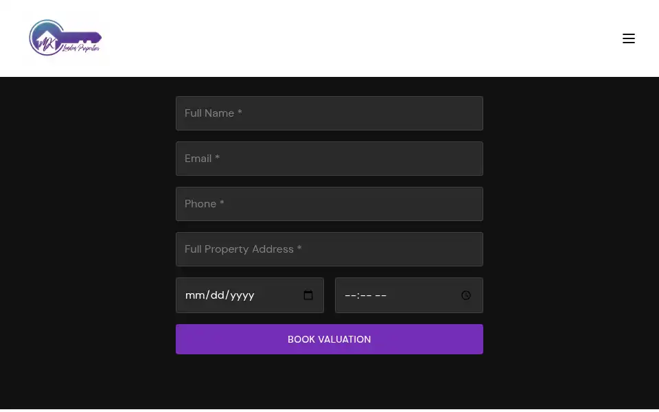 Screenshot of mklondonproperties.com