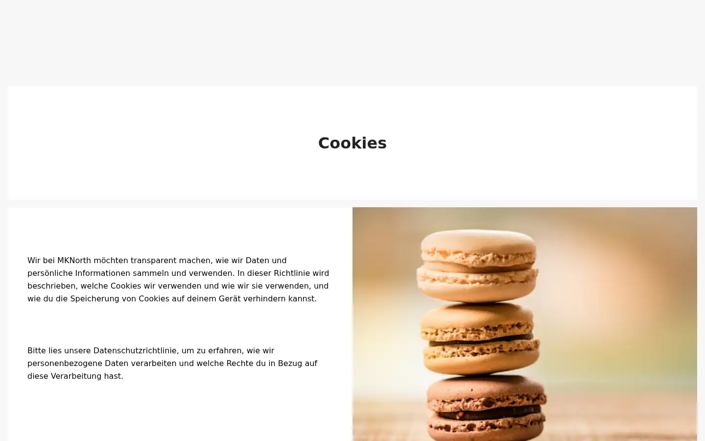 Screenshot of mknorth.de