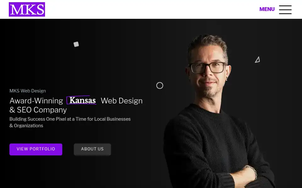 Screenshot of mkswebdesign.com