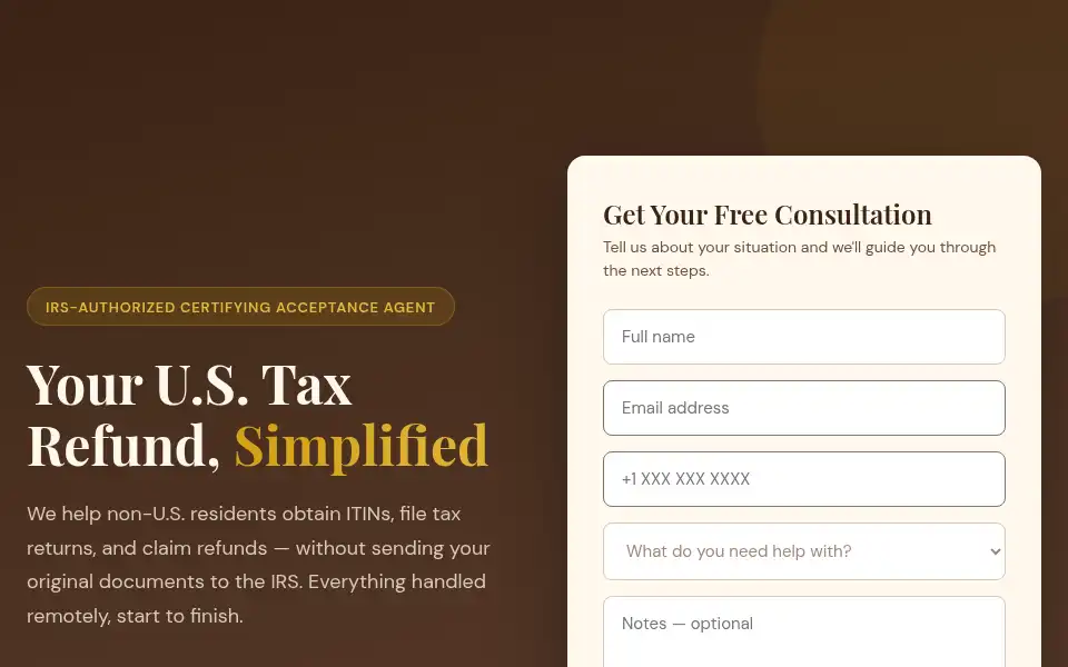 Screenshot of mktaxsol.com