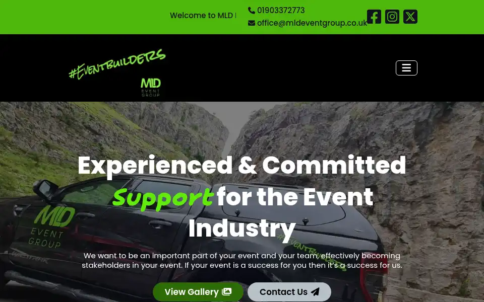 Screenshot of mld.events