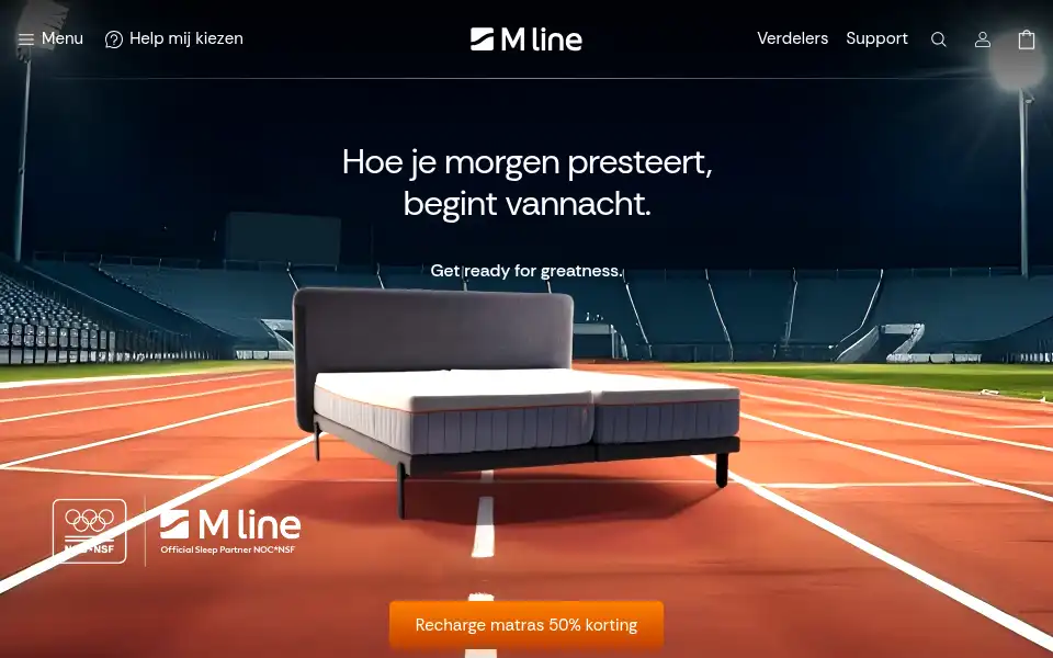 Screenshot of mline.be